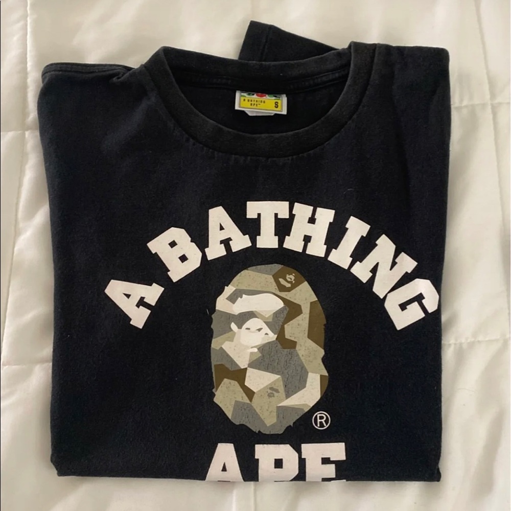 Bape Desert Camo College T-Shirt